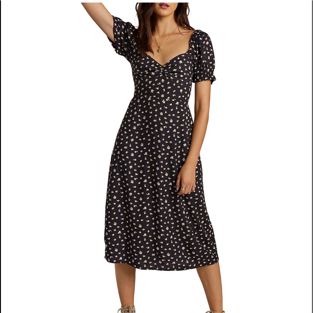 Billabong Love Letters Floral Print Mini Dress - M